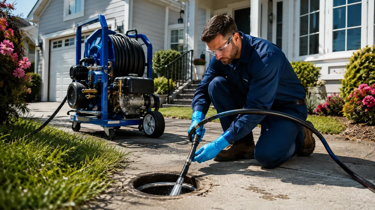 Residential Hydro Jet Drain Cleaning in Irvine